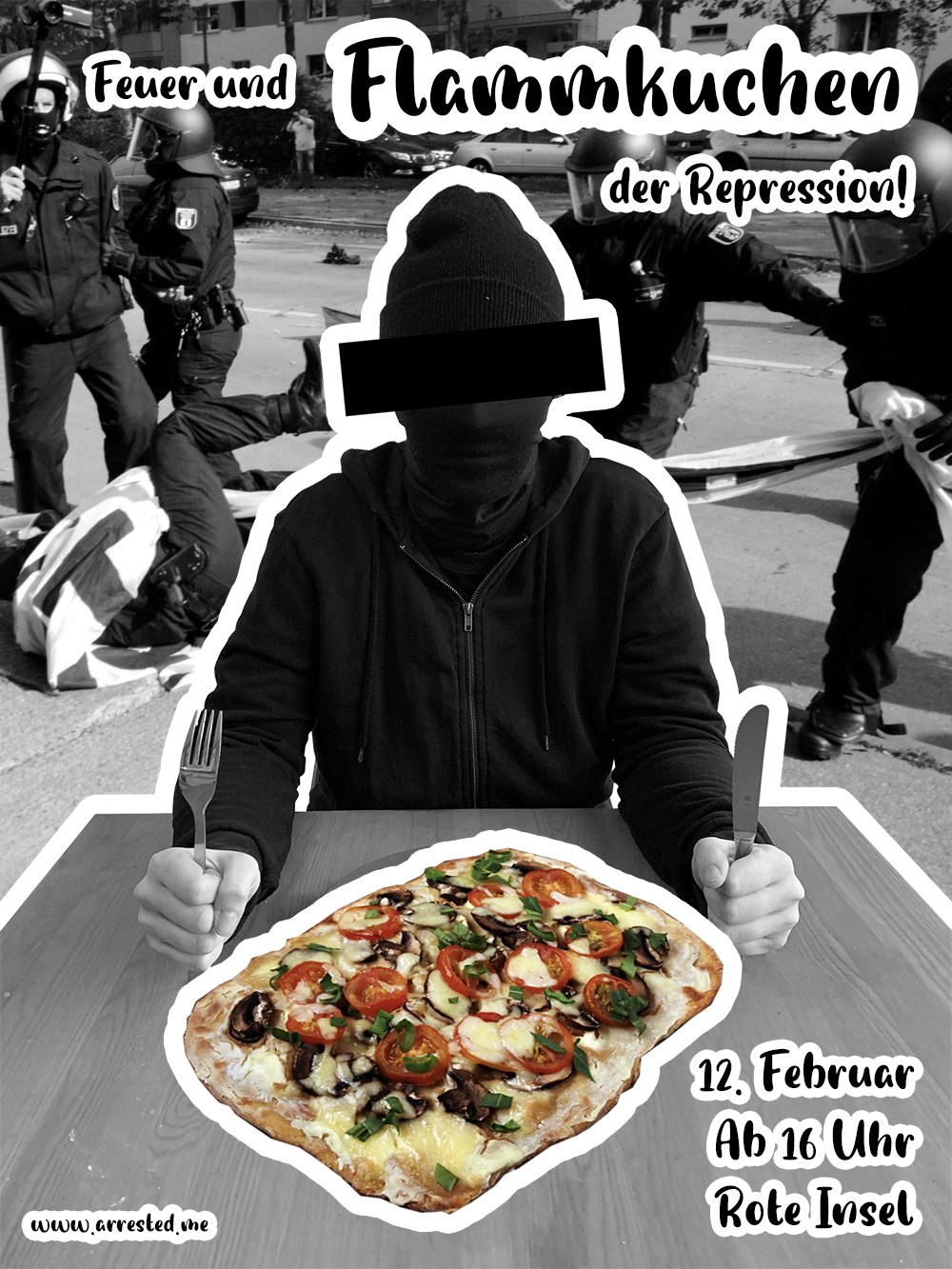 Feuer und Flammkuchen der Repression